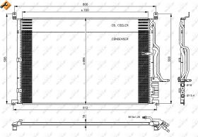 Nrf 35923 - CONDENSADOR AUDI A8 03-