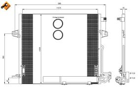 Nrf 35927 - CONDENSADOR MERCEDES GL420 (X164) 0