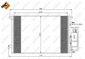 Nrf 35929 - CONDENSADOR FIAT CROMA 05-