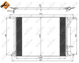 Nrf 35931 - CONDENSADOR CHEVROLET (GM) AVEO 07-