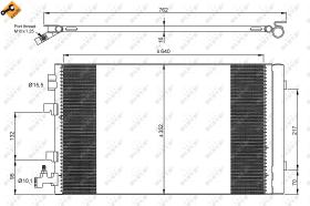 Nrf 35932 - CONDENSADOR RENAULT FLUENCE 10-