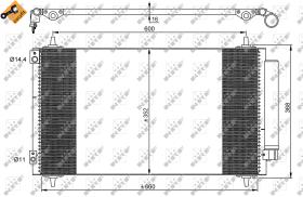Nrf 35935 - CONDENSADOR CITROEN C8 02-