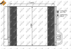 Nrf 35937 - CONDENSADOR SMART FORTWO CABRIO 07-