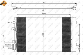 Nrf 35938 - CONDENSADOR RENAULT GRAND SCENIC 08