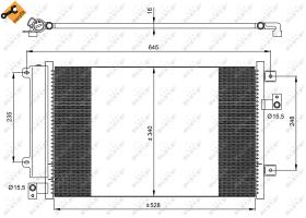 Nrf 35942 - CONDENSADOR FIAT MULTIPLA 02-