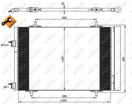  35945 - CONDENSADOR CITROEN C5 10-