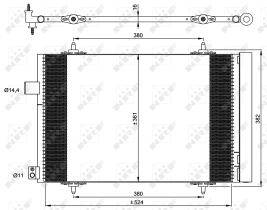  35946 - CONDENSADOR PEUGEOT 407 COUPE 09-