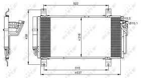 Nrf 35949 - CONDENSADOR MAZDA 6 07-