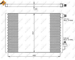 Nrf 35956 - CONDENSADOR UNIVERSAL UNIVERAL 480X