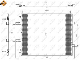 Nrf 35960 - CONDENSADOR NISSAN PRIMASTAR 06-