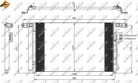 Nrf 35965 - CONDENSADOR HYUNDAI SANTA FE 05-