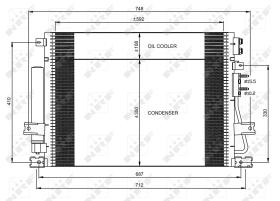 Nrf 35966 - CONDENSADOR CHRYSLER (USA) 300C 05-