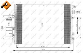 Nrf 35967 - CONDENSADOR NISSAN KUBISTAR 03-