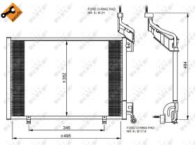  35976 - CONDENSADOR FORD FIESTA 08-