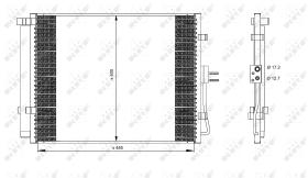 Nrf 35984 - CONDENSADOR KIA SOUL 08-