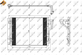 Nrf 35986 - CONDENSADOR HYUNDAI I30 CRDI 07-