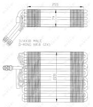 Nrf 36024 - EVAPORADOR SEAT TOLEDO 91-