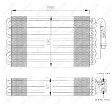 Nrf 36026 - EVAPORADOR BMW 316I 90-