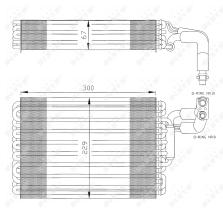 Nrf 36030 - EVAPORADOR MERCEDES 200 (W124) 84-