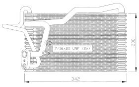 Nrf 36035 - EVAPORADOR AUDI 80 86-