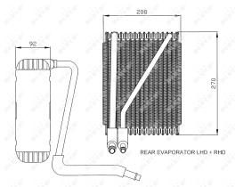 Nrf 36044 - EVAPORADOR FORD GALAXY 95-