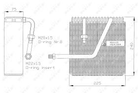 Nrf 36047 - EVAPORADOR OPEL VAUXHALL FRONTERA 9