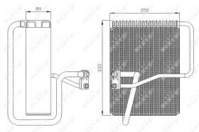Nrf 36072 - EVAPORADOR CHRYSLER (USA) GRAND VOY