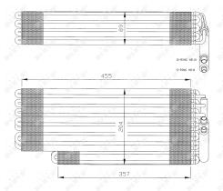 Nrf 36078 - EVAPORADOR MERCEDES 280 (W140) 92-