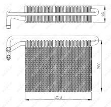 Nrf 36096 - EVAPORADOR BMW 3-SERIES E46 98-/X3