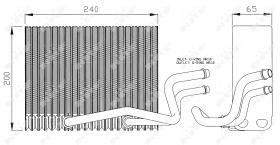 Nrf 36098 - EVAPORADOR RENAULT CLIO 98-