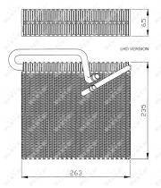 Nrf 36102 - EVAPORADOR OPEL VAUXHALL ASTRA 98-