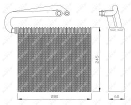 Nrf 36110 - EVAPORADOR FIAT CROMA 05-