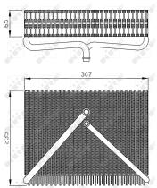 Nrf 36116 - EVAPORADOR VOLVO S60 00-