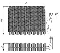 Nrf 36120 - EVAPORADORES TURISMOS MERCEDES CL50