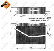Nrf 36122 - EVAPORADOR MERCEDES C180 (W203) 01/