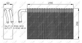 Nrf 36146 - EVAPORADOR BMW 5-SERIES E39 95-/X5