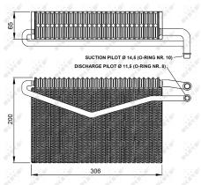 Nrf 36152 - EVAPORADOR MERCEDES ACTROS MP2+3 03