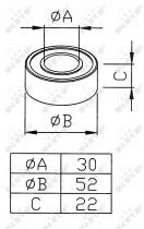 Nrf 38291 - AIRCO PARTS BEARING