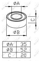Nrf 38468 - AIRCO PARTS BEARING
