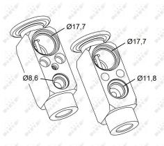 Nrf 38477 - AIRCO PARTS MERCEDES ACTROS MP2+MP3