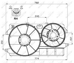  47000 - VENTILADOR FORD COUGAR 98-