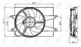  47006 - VENTILADOR FORD FIESTA 01-