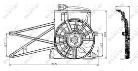  47013 - VENTILADOR OPEL VAUXHALL VECTRA 95-