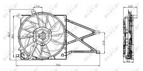  47015 - VENTILADOR OPEL VAUXHALL ASTRA 98-