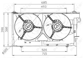  47030 - VENTILADOR CITROEN XSARA 97-