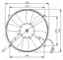 Nrf 47046 - VENTILADOR MERCEDES C180 93-