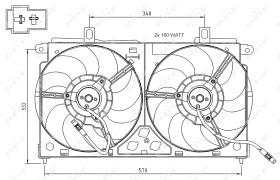 Nrf 47048 - VENTILADOR CITROEN SAXO 96-