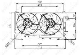 Nrf 47050 - VENTILADOR CITROEN BERLINGO 96-