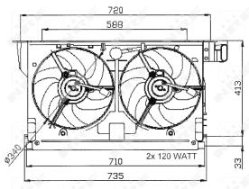  47051 - VENTILADOR PEUGEOT 406 95-