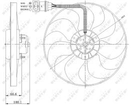 Nrf 47204 - VENTILADOR AUDI A3 96-